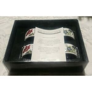 Jean Louis Prevost Vintage Napkin Holders set of 4 The Museum Shop "New"